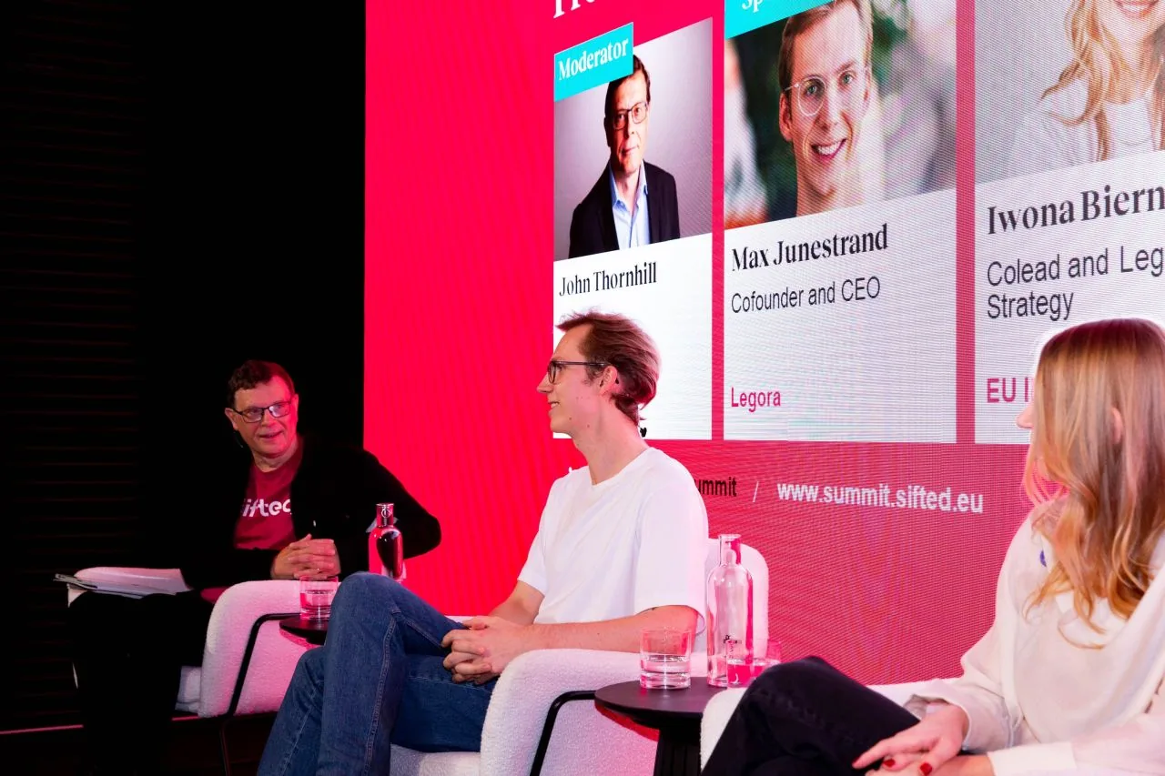 Panel speakers in conversation at Sifted Summit 2026